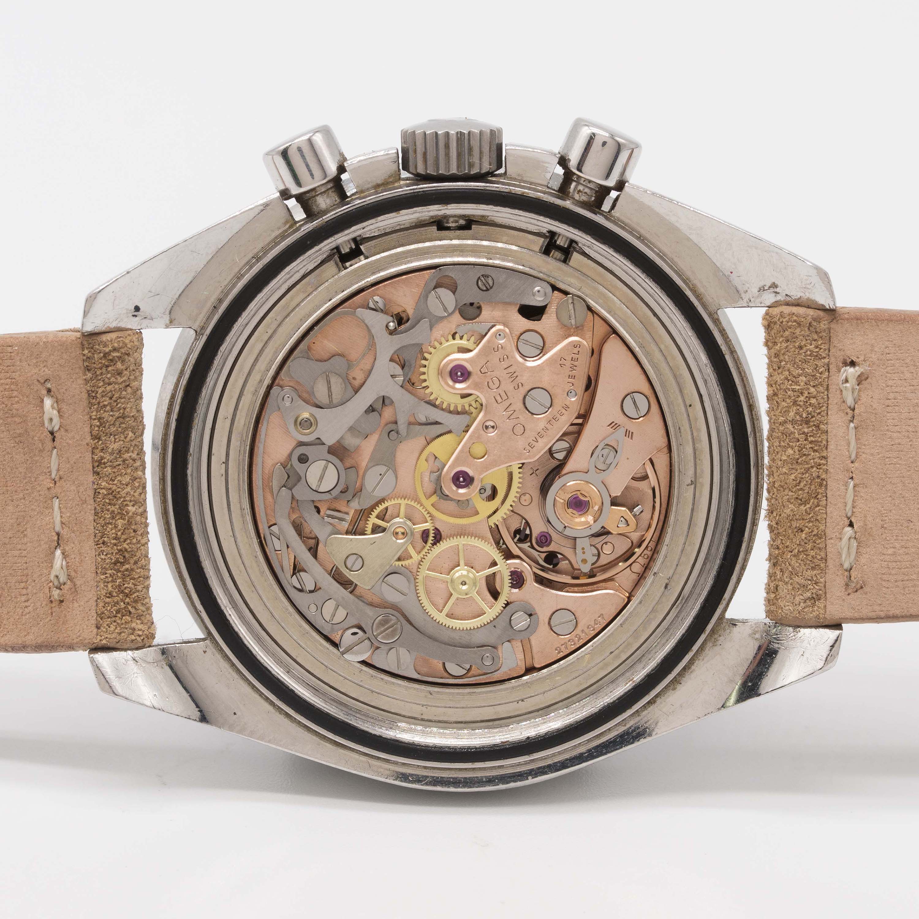 A RARE GENTLEMAN'S STAINLESS STEEL OMEGA SPEEDMASTER PROFESSIONAL CHRONOGRAPH WRIST WATCH CIRCA - Image 8 of 11