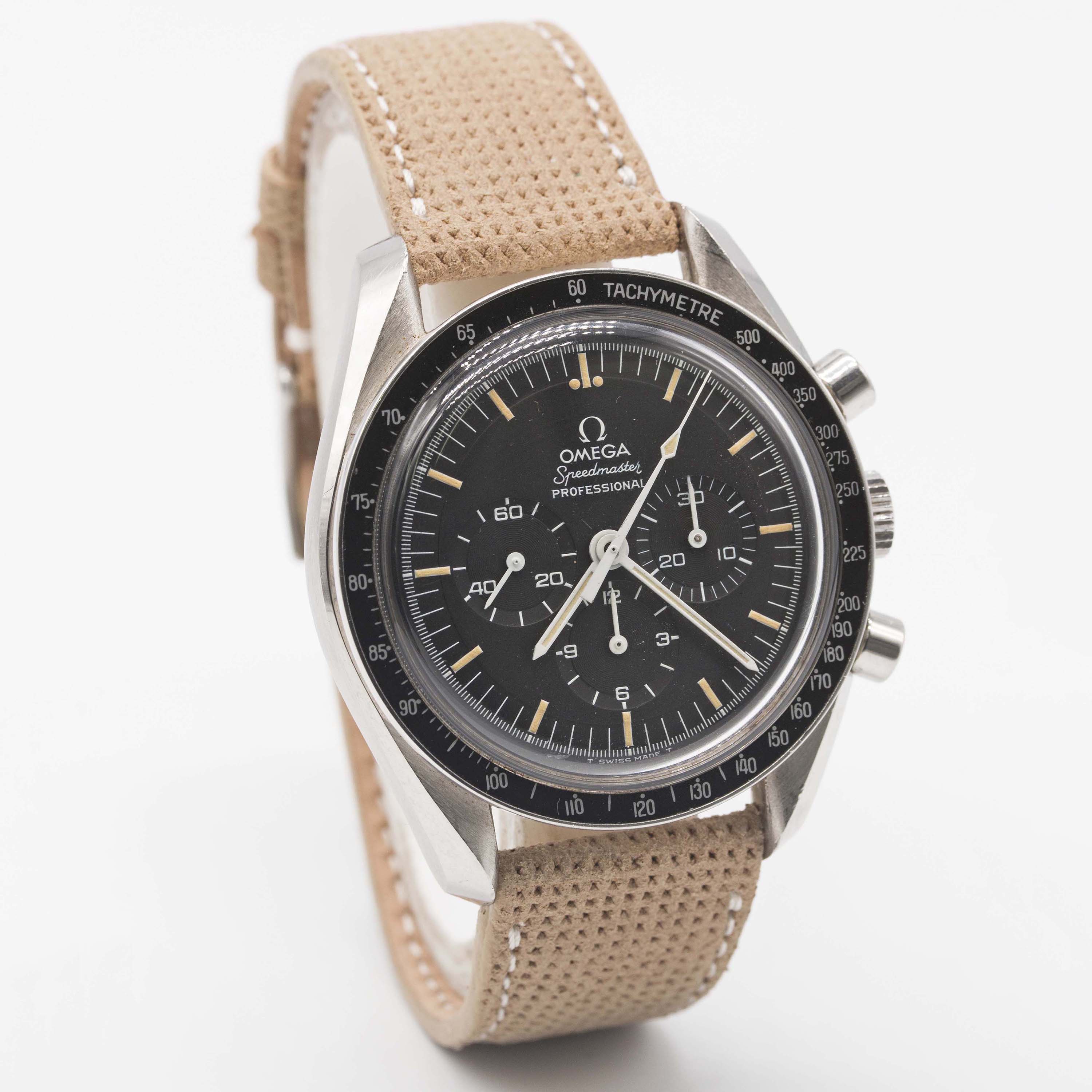 A VERY RARE GENTLEMAN'S STAINLESS STEEL OMEGA SPEEDMASTER PROFESSIONAL CHRONOGRAPH WRIST WATCH DATED - Image 6 of 11