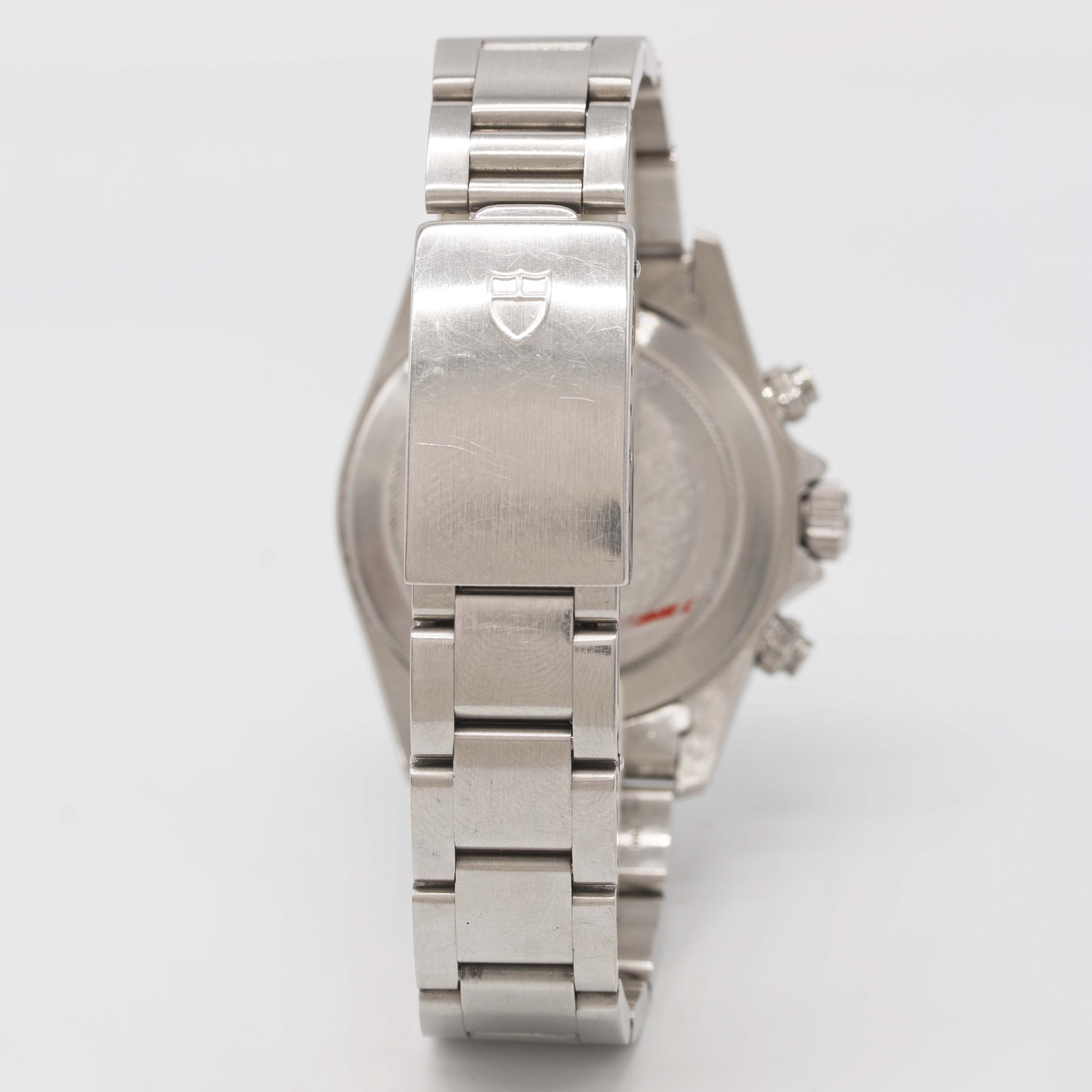 A GENTLEMAN'S STAINLESS STEEL ROLEX TUDOR OYSTERDATE AUTOMATIC CHRONO TIME CHRONOGRAPH BRACELET - Image 6 of 9