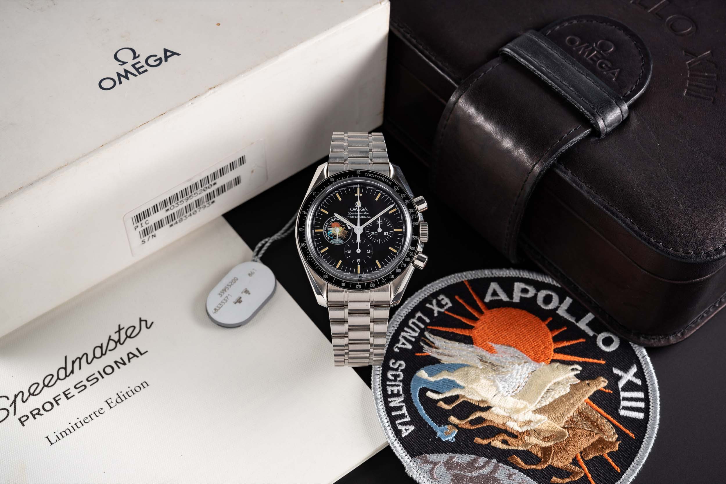 A RARE GENTLEMAN'S STAINLESS STEEL OMEGA SPEEDMASTER PROFESSIONAL "APOLLO XIII" CHRONOGRAPH BRACELET - Image 2 of 3