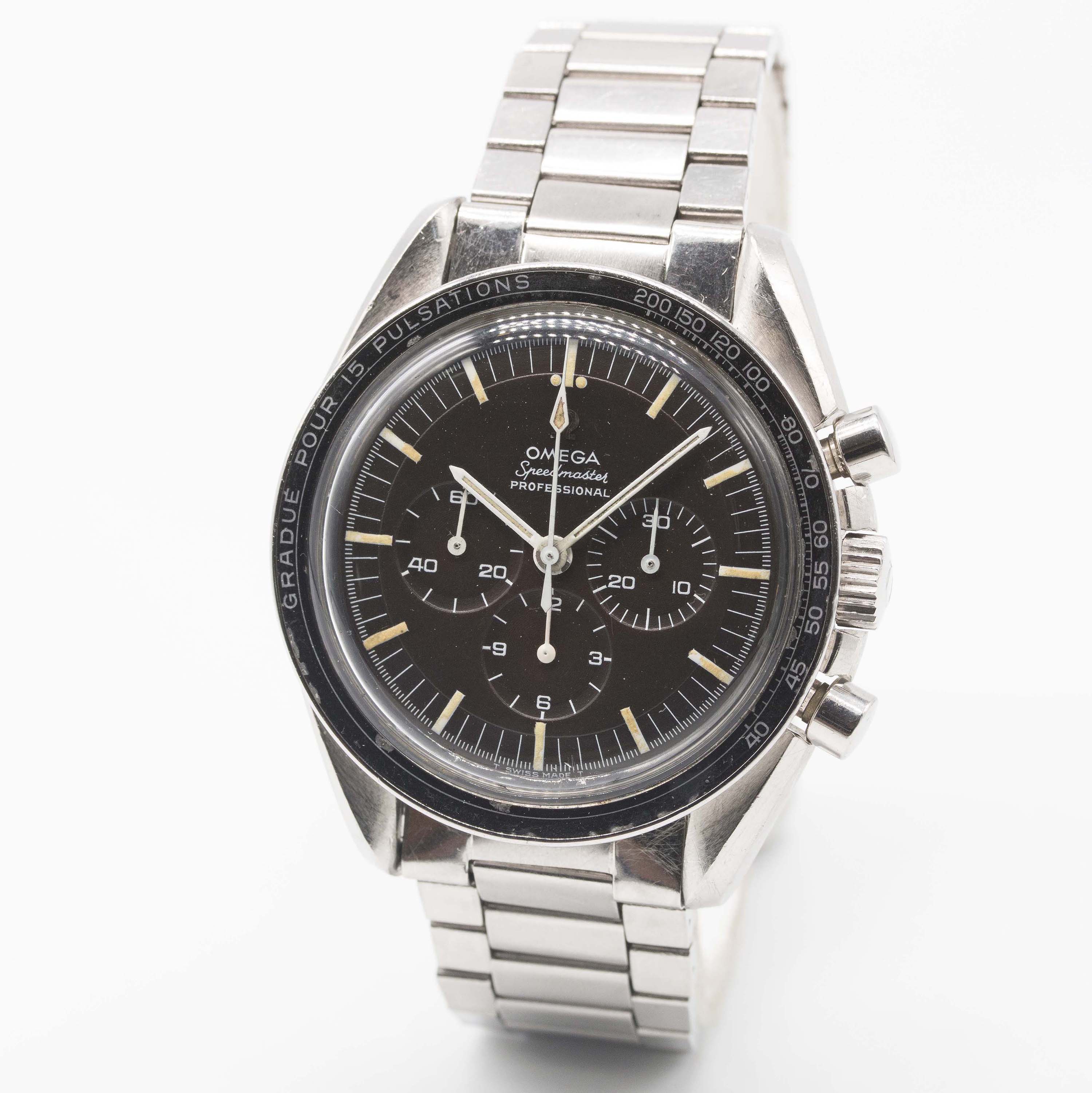 A VERY RARE GENTLEMAN'S STAINLESS STEEL OMEGA SPEEDMASTER PROFESSIONAL "PRE MOON" CHRONOGRAPH - Image 6 of 14