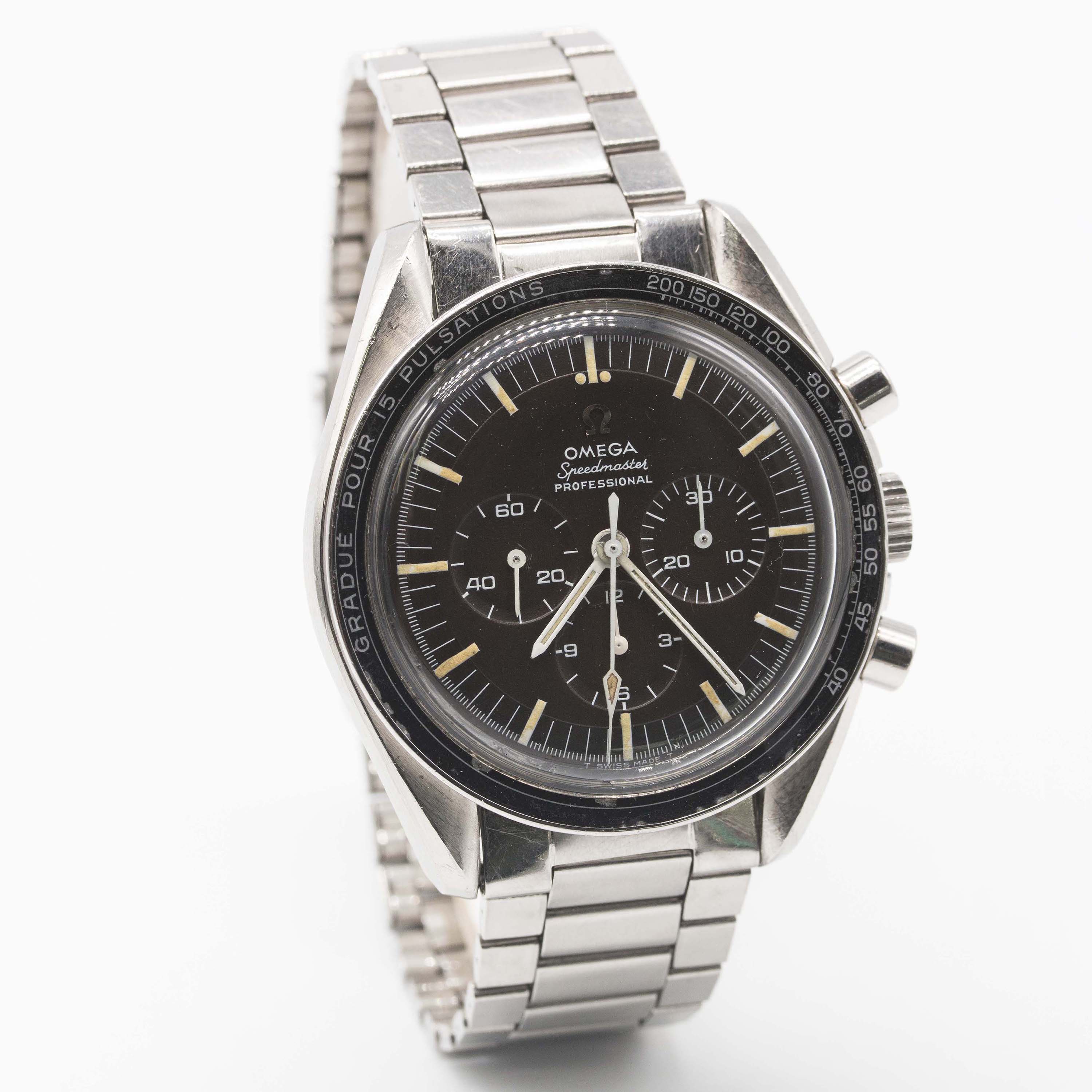 A VERY RARE GENTLEMAN'S STAINLESS STEEL OMEGA SPEEDMASTER PROFESSIONAL "PRE MOON" CHRONOGRAPH - Image 7 of 14