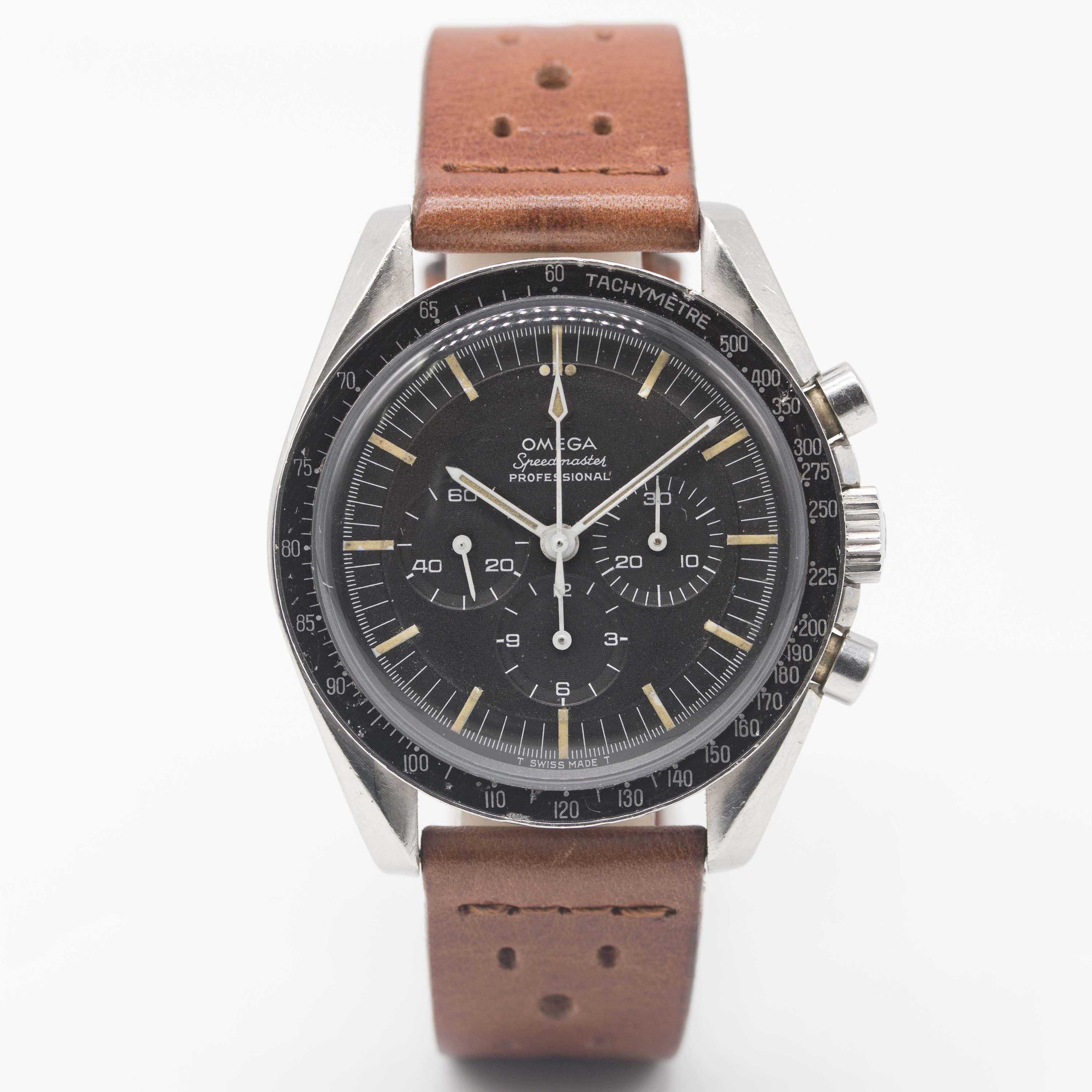 A RARE GENTLEMAN'S STAINLESS STEEL OMEGA SPEEDMASTER PROFESSIONAL "PRE MOON" CHRONOGRAPH WRIST WATCH - Image 4 of 12