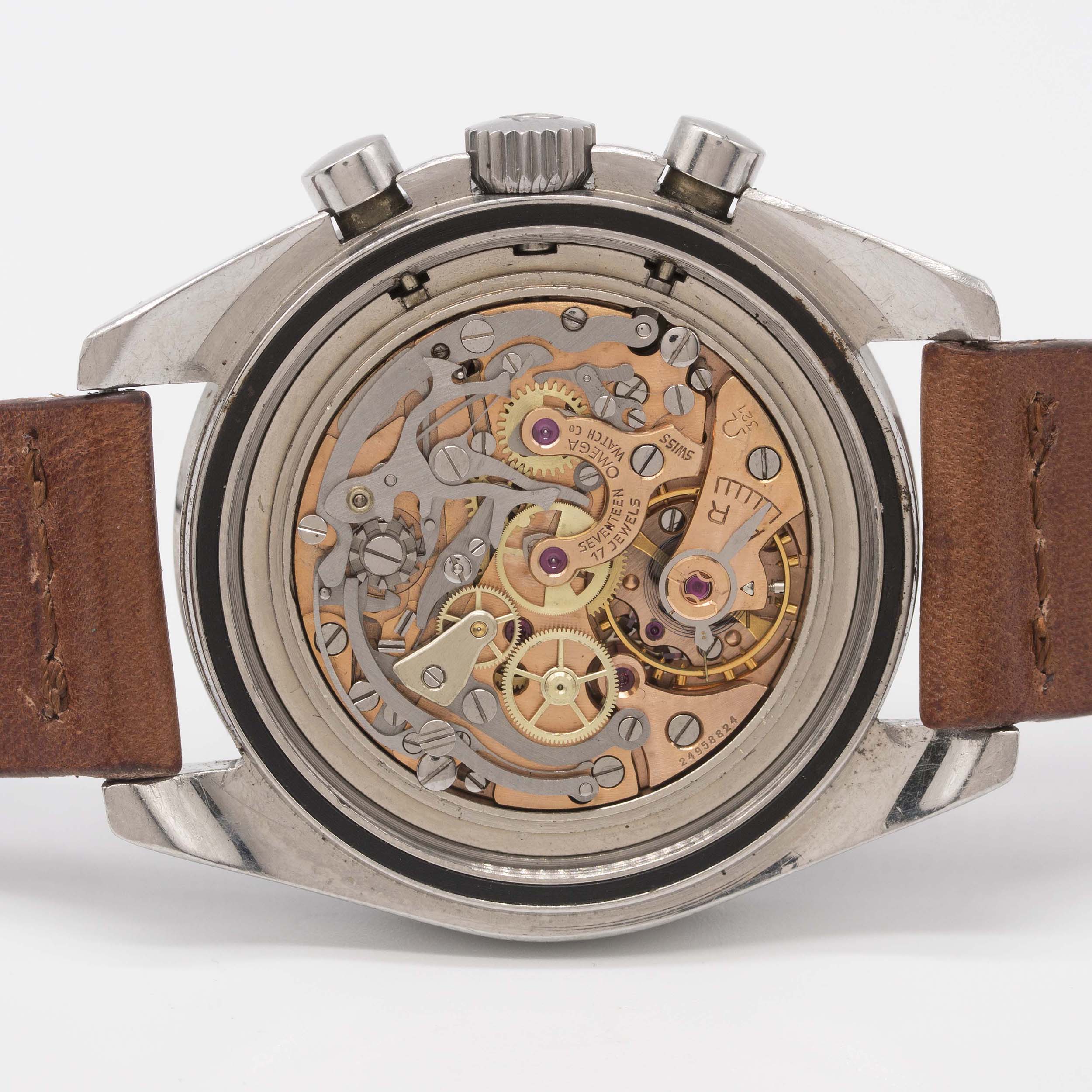 A RARE GENTLEMAN'S STAINLESS STEEL OMEGA SPEEDMASTER PROFESSIONAL "PRE MOON" CHRONOGRAPH WRIST WATCH - Image 9 of 12