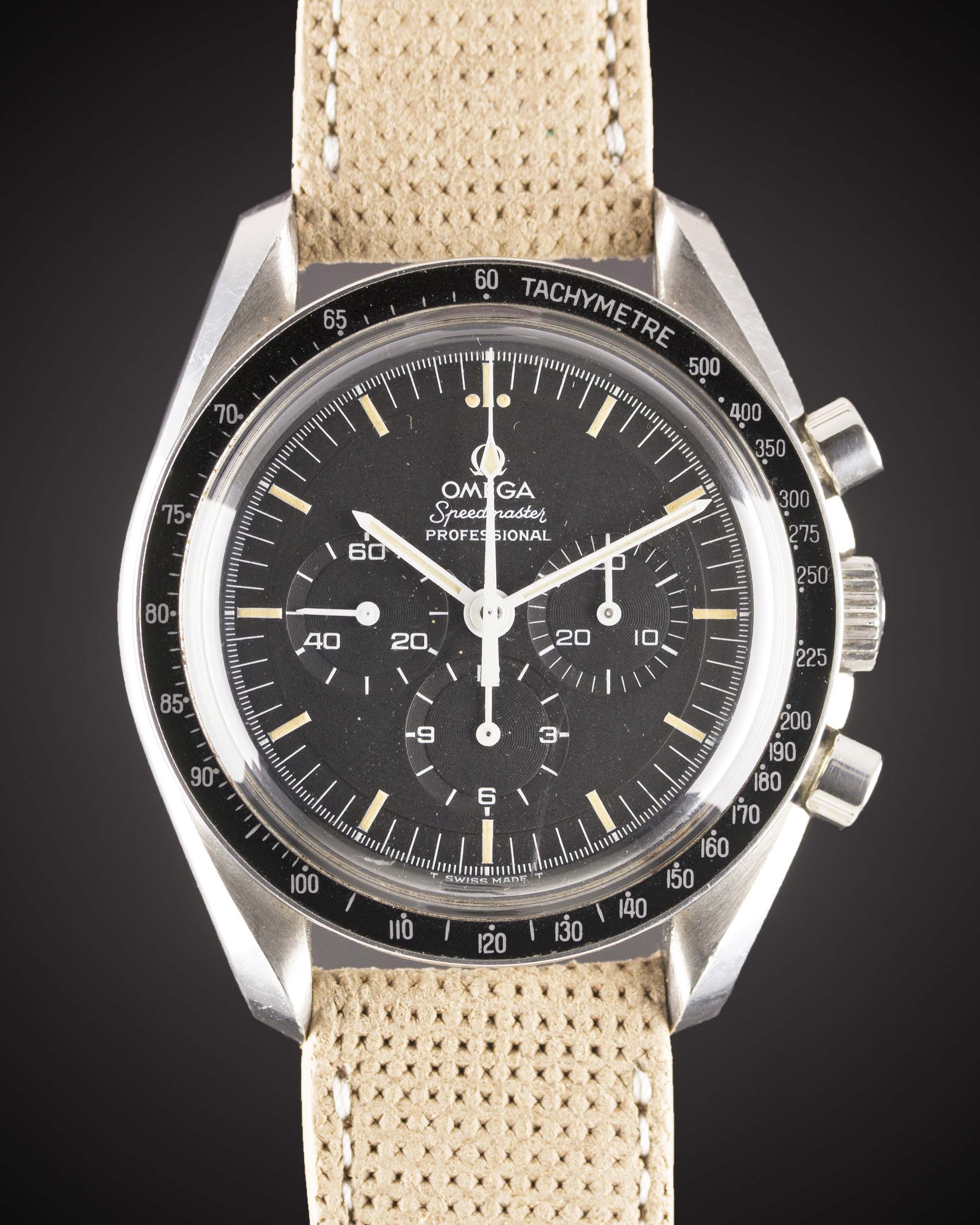 A VERY RARE GENTLEMAN'S STAINLESS STEEL OMEGA SPEEDMASTER PROFESSIONAL CHRONOGRAPH WRIST WATCH DATED - Image 2 of 11