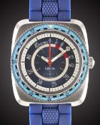A GENTLEMAN'S STAINLESS STEEL FAVRE LEUBA BATHY 50 DEPTH GAUGE DIVERS WRIST WATCH CIRCA 1968, REF.