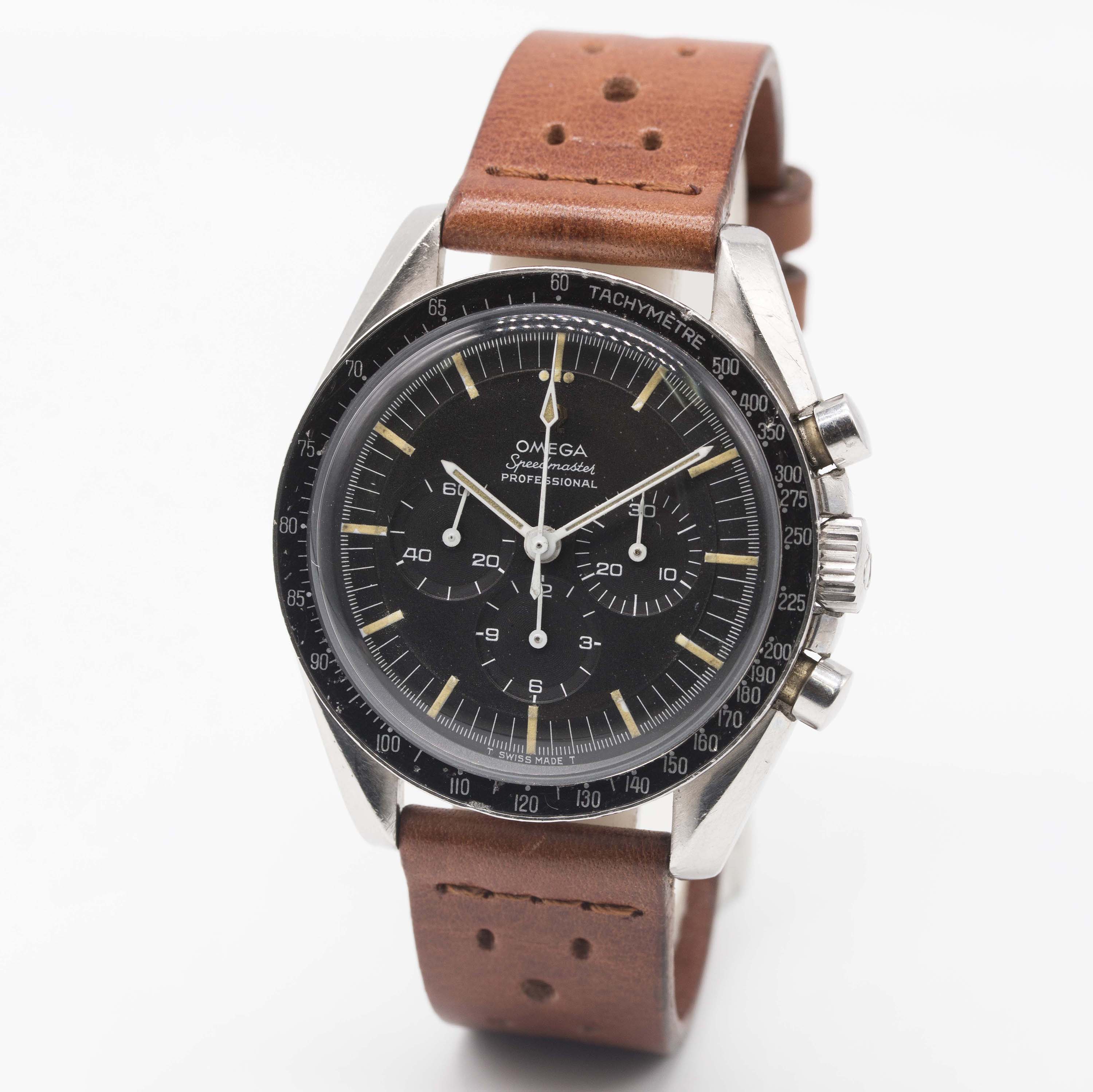 A RARE GENTLEMAN'S STAINLESS STEEL OMEGA SPEEDMASTER PROFESSIONAL "PRE MOON" CHRONOGRAPH WRIST WATCH - Image 6 of 12