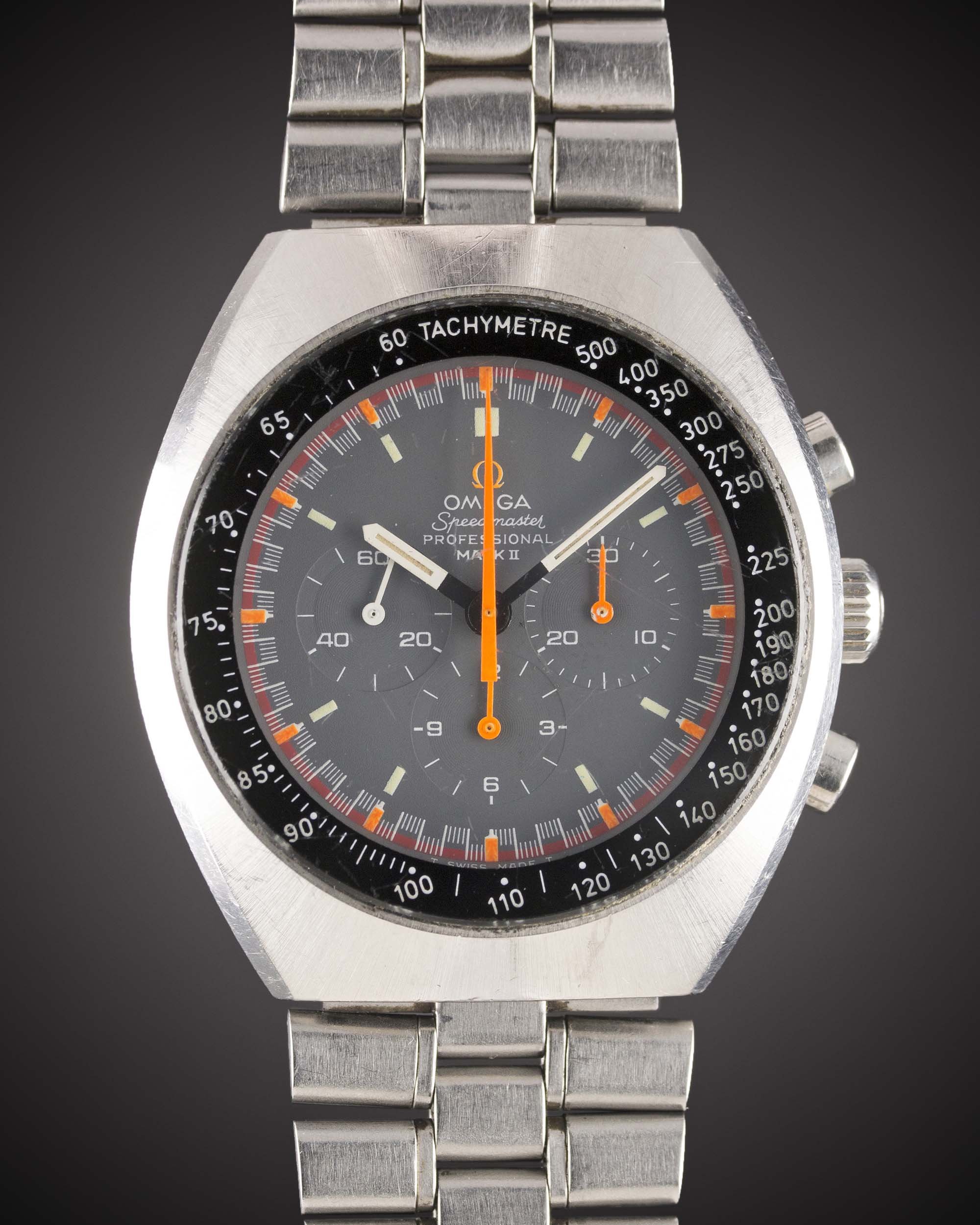 A RARE GENTLEMAN'S STAINLESS STEEL OMEGA SPEEDMASTER PROFESSIONAL MARK II CHRONOGRAPH BRACELET WATCH - Image 2 of 13