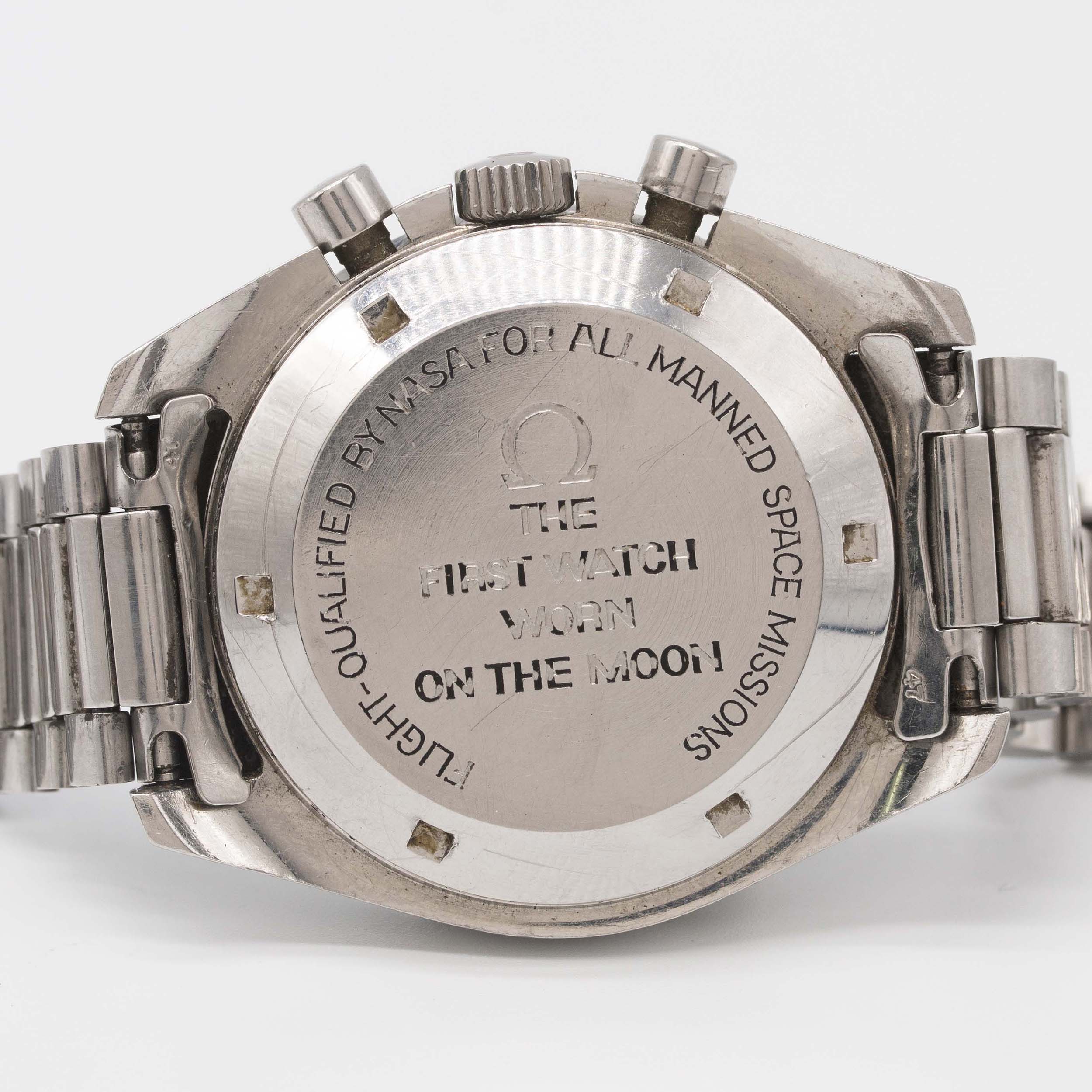 A RARE GENTLEMAN'S STAINLESS STEEL OMEGA SPEEDMASTER PROFESSIONAL CHRONOGRAPH BRACELET WATCH CIRCA - Image 9 of 13