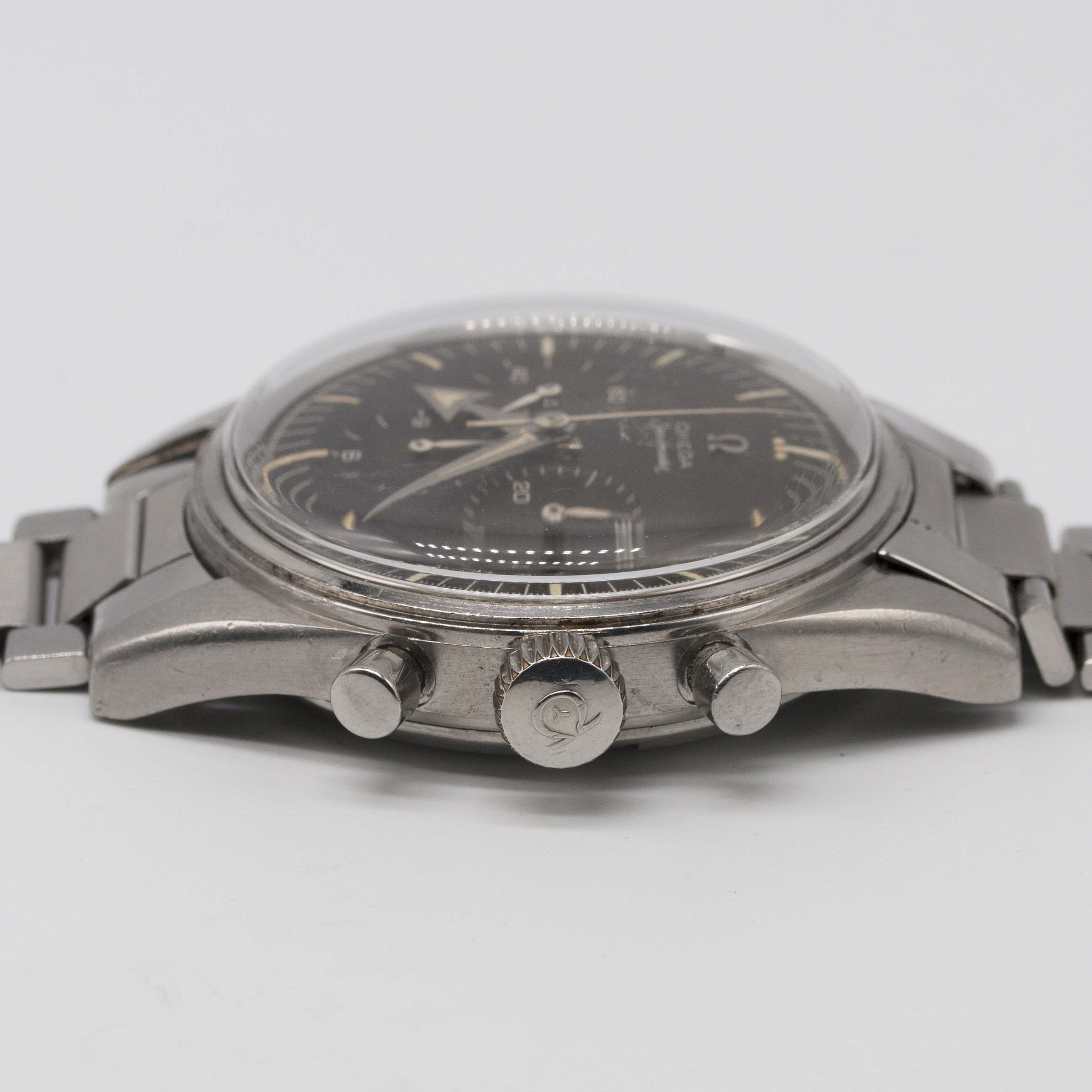 AN EXTREMELY RARE GENTLEMAN'S STAINLESS STEEL OMEGA SPEEDMASTER CHRONOGRAPH BRACELET WATCH DATED - Image 14 of 14