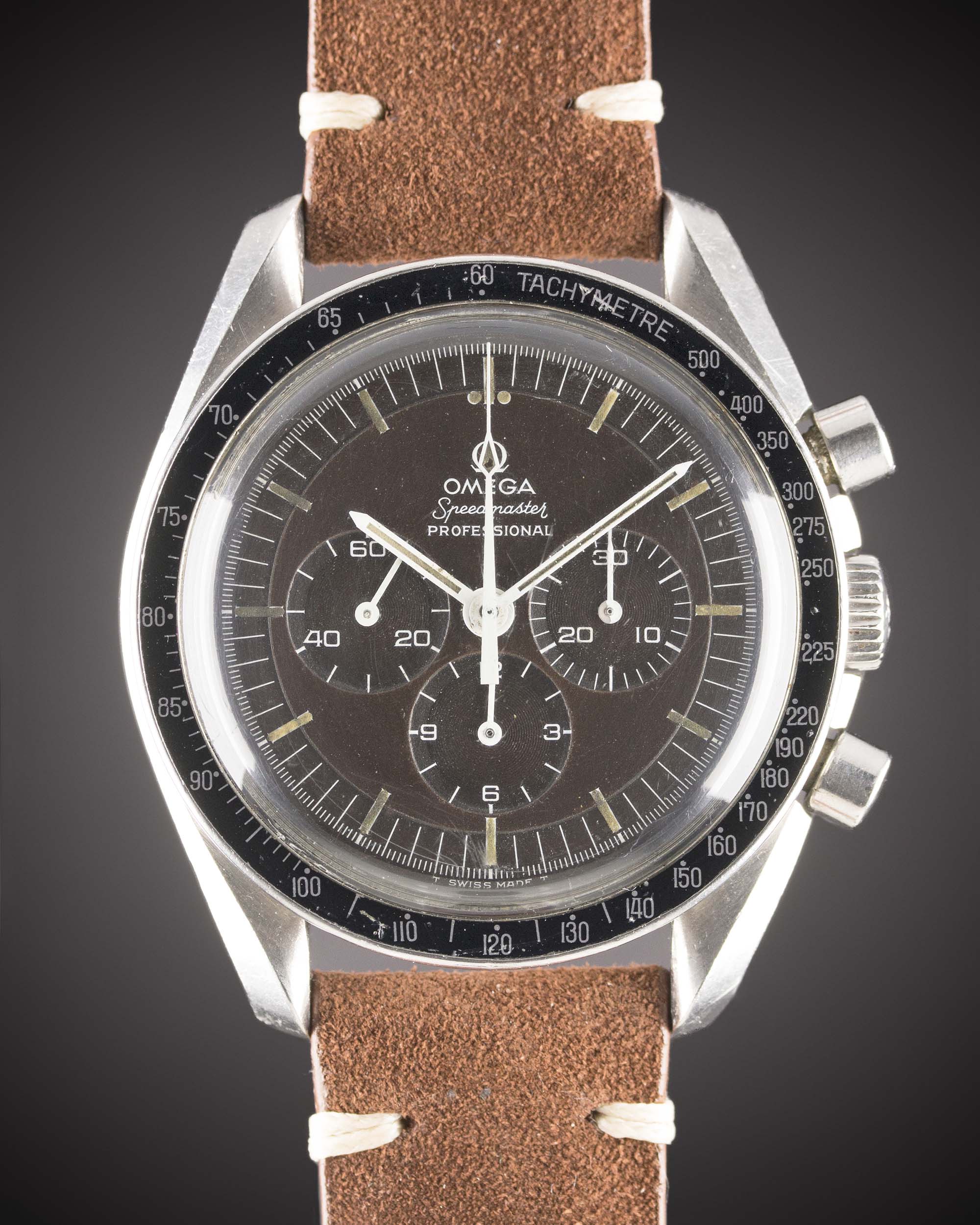 A RARE GENTLEMAN'S STAINLESS STEEL OMEGA SPEEDMASTER PROFESSIONAL CHRONOGRAPH WRIST WATCH CIRCA - Image 3 of 3