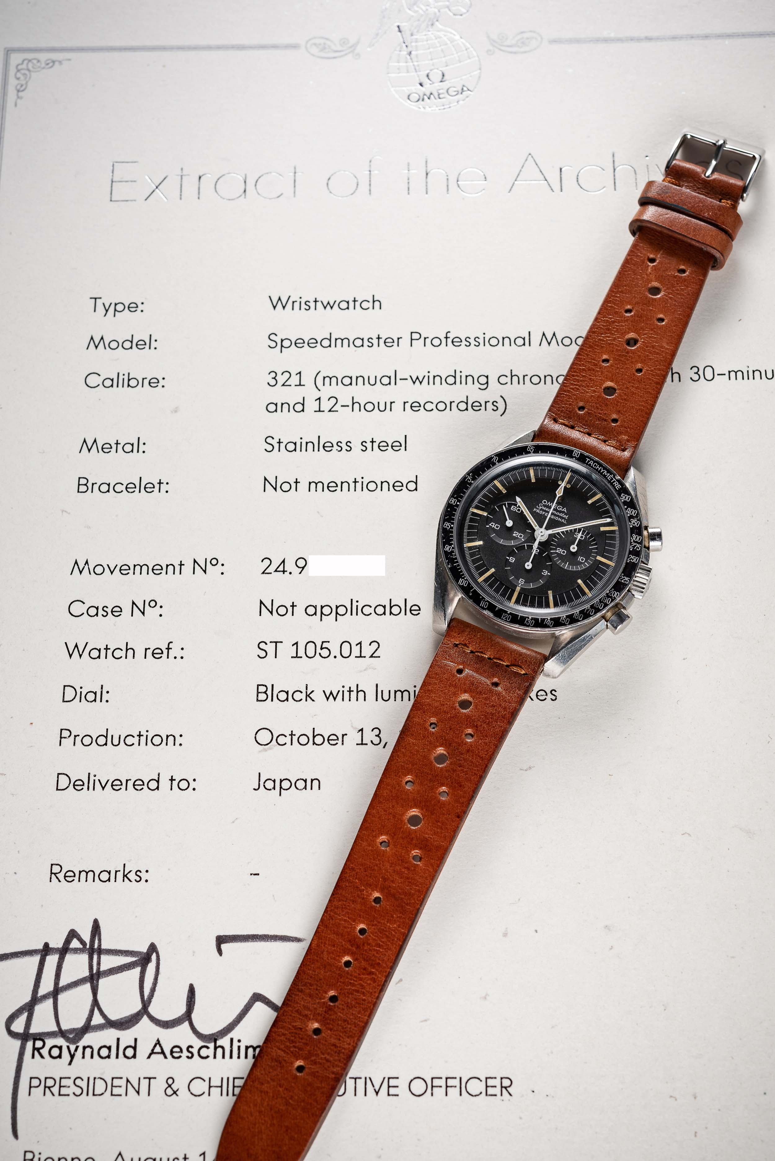 A RARE GENTLEMAN'S STAINLESS STEEL OMEGA SPEEDMASTER PROFESSIONAL "PRE MOON" CHRONOGRAPH WRIST WATCH - Image 2 of 12