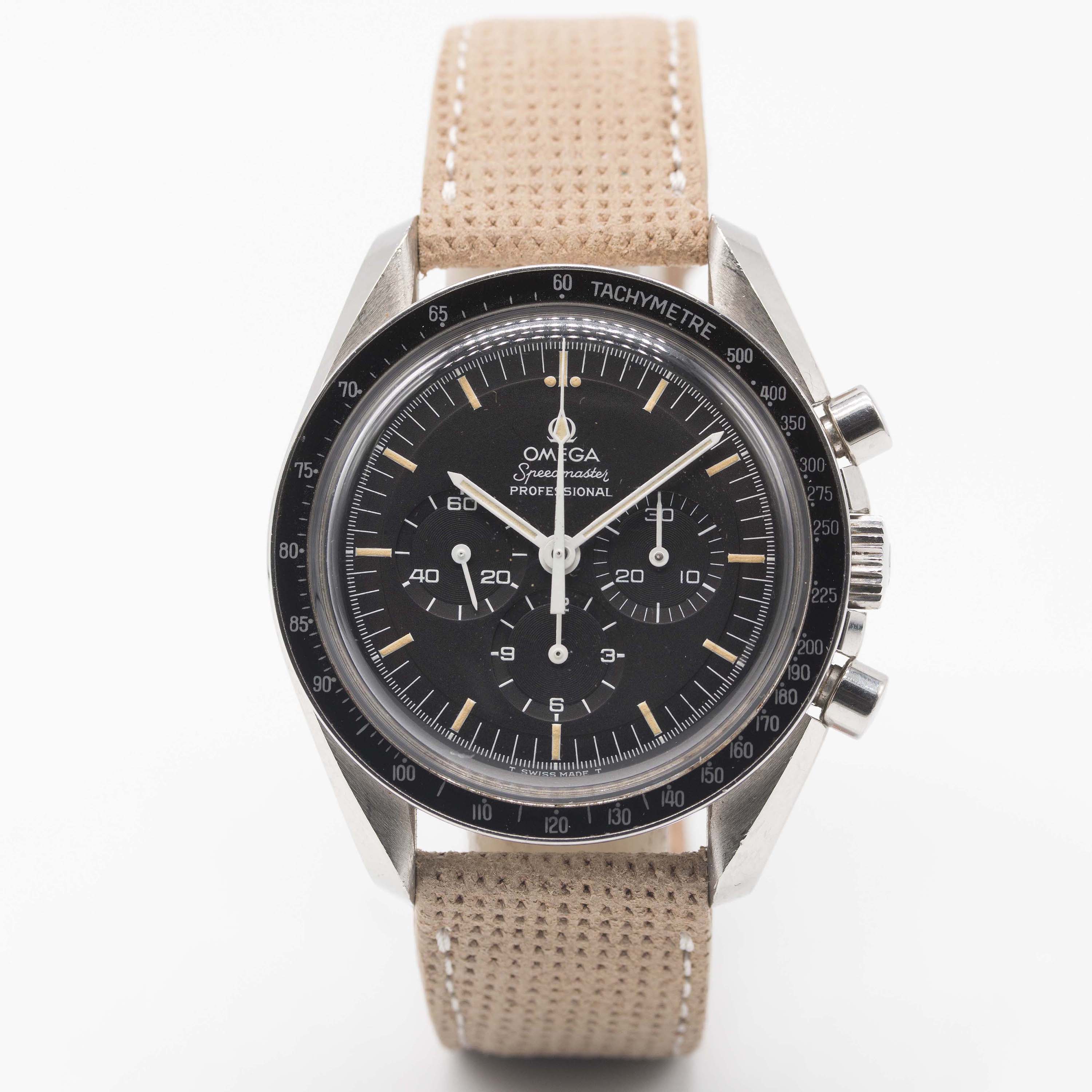 A VERY RARE GENTLEMAN'S STAINLESS STEEL OMEGA SPEEDMASTER PROFESSIONAL CHRONOGRAPH WRIST WATCH DATED - Image 3 of 11