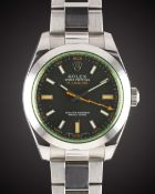 A GENTLEMAN'S STAINLESS STEEL ROLEX OYSTER PERPETUAL 