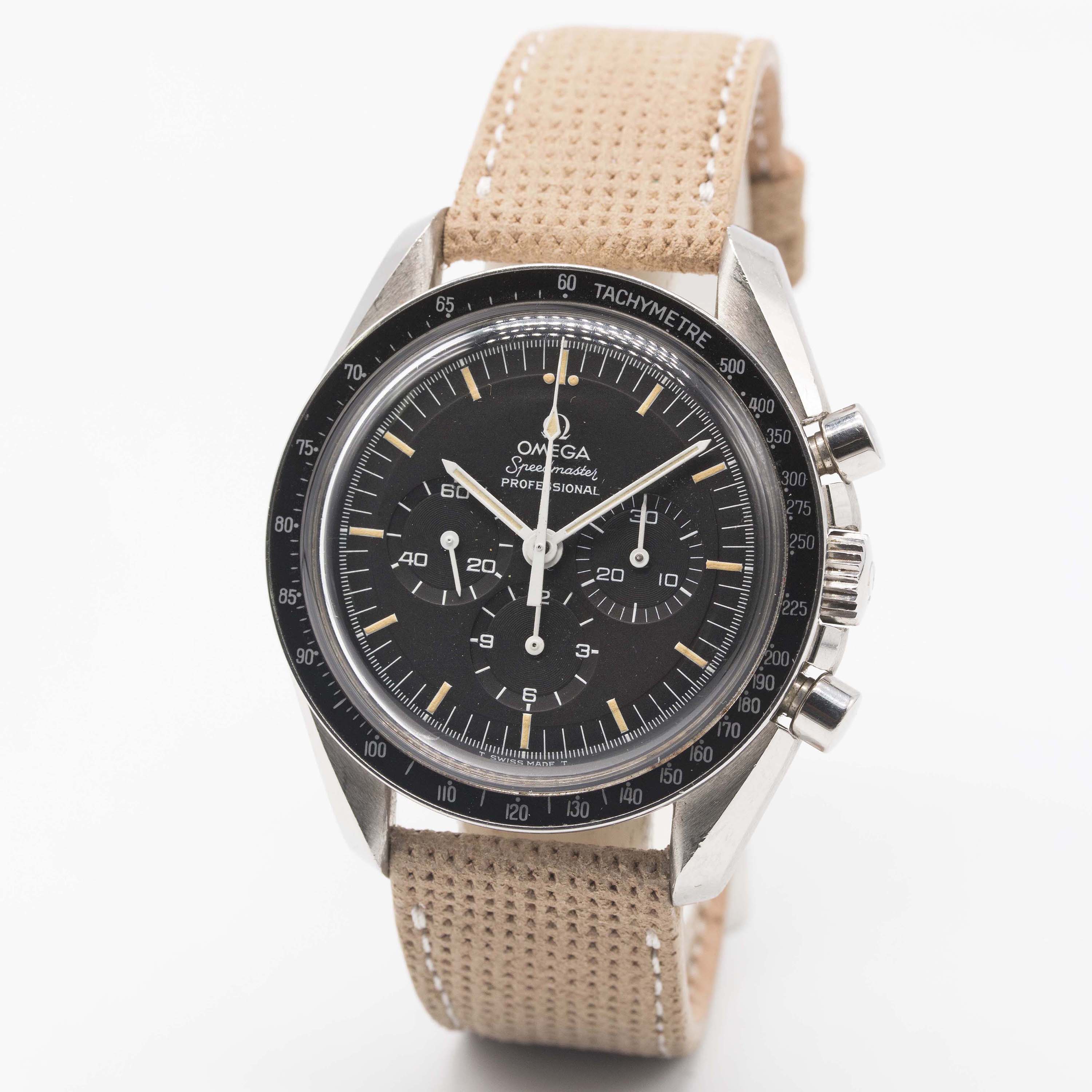 A VERY RARE GENTLEMAN'S STAINLESS STEEL OMEGA SPEEDMASTER PROFESSIONAL CHRONOGRAPH WRIST WATCH DATED - Image 5 of 11