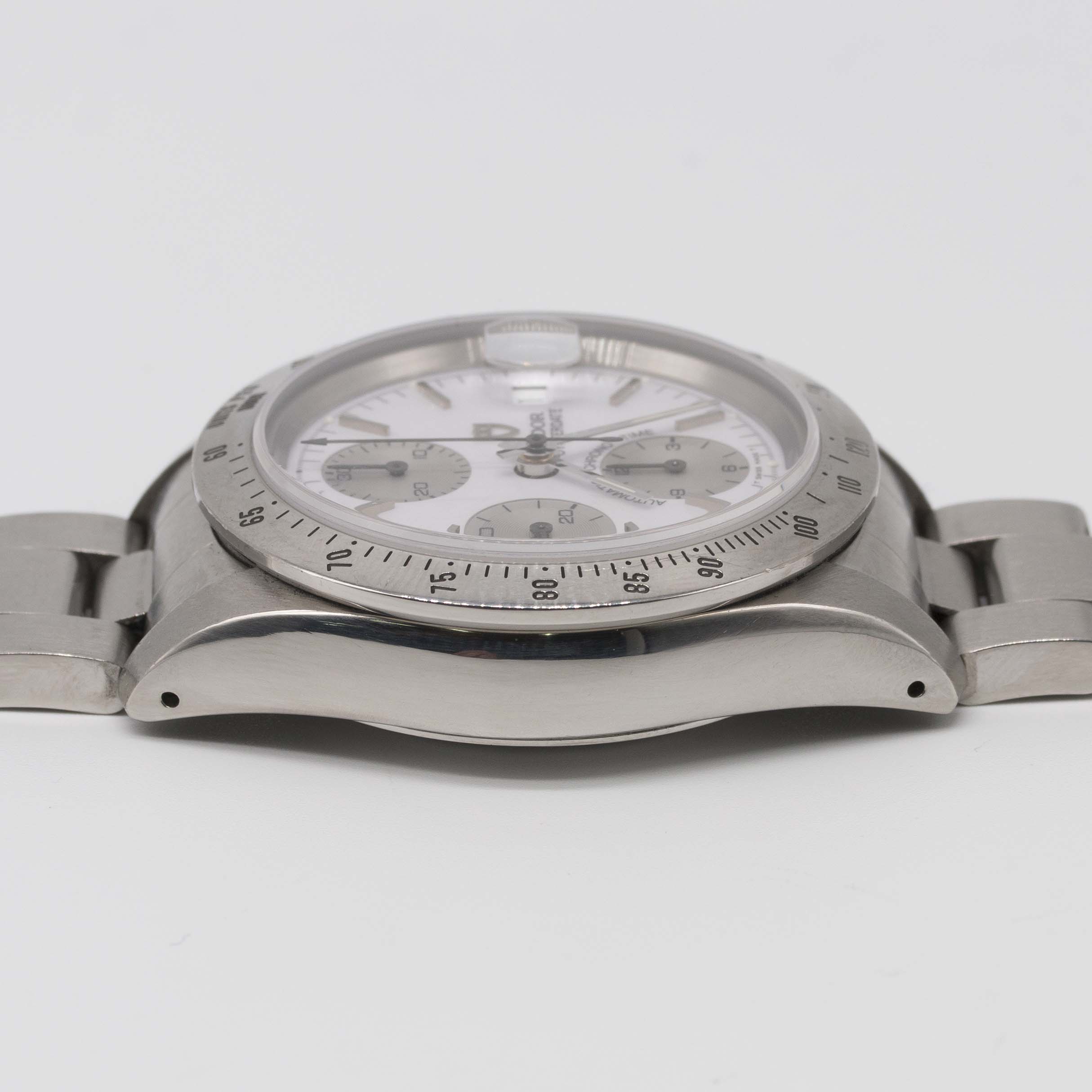 A GENTLEMAN'S STAINLESS STEEL ROLEX TUDOR OYSTERDATE AUTOMATIC CHRONO TIME CHRONOGRAPH BRACELET - Image 9 of 9