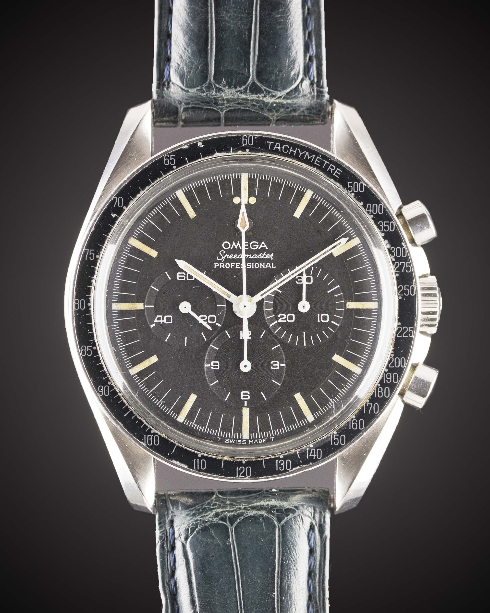 A RARE GENTLEMAN'S STAINLESS STEEL OMEGA SPEEDMASTER PROFESSIONAL "PRE MOON" CHRONOGRAPH WRIST WATCH - Image 4 of 13