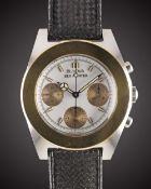 A GENTLEMAN'S STAINLESS STEEL BULOVA SEA HUNTER 200M DIVERS CHRONOGRAPH WRIST WATCH CIRCA 1970s,