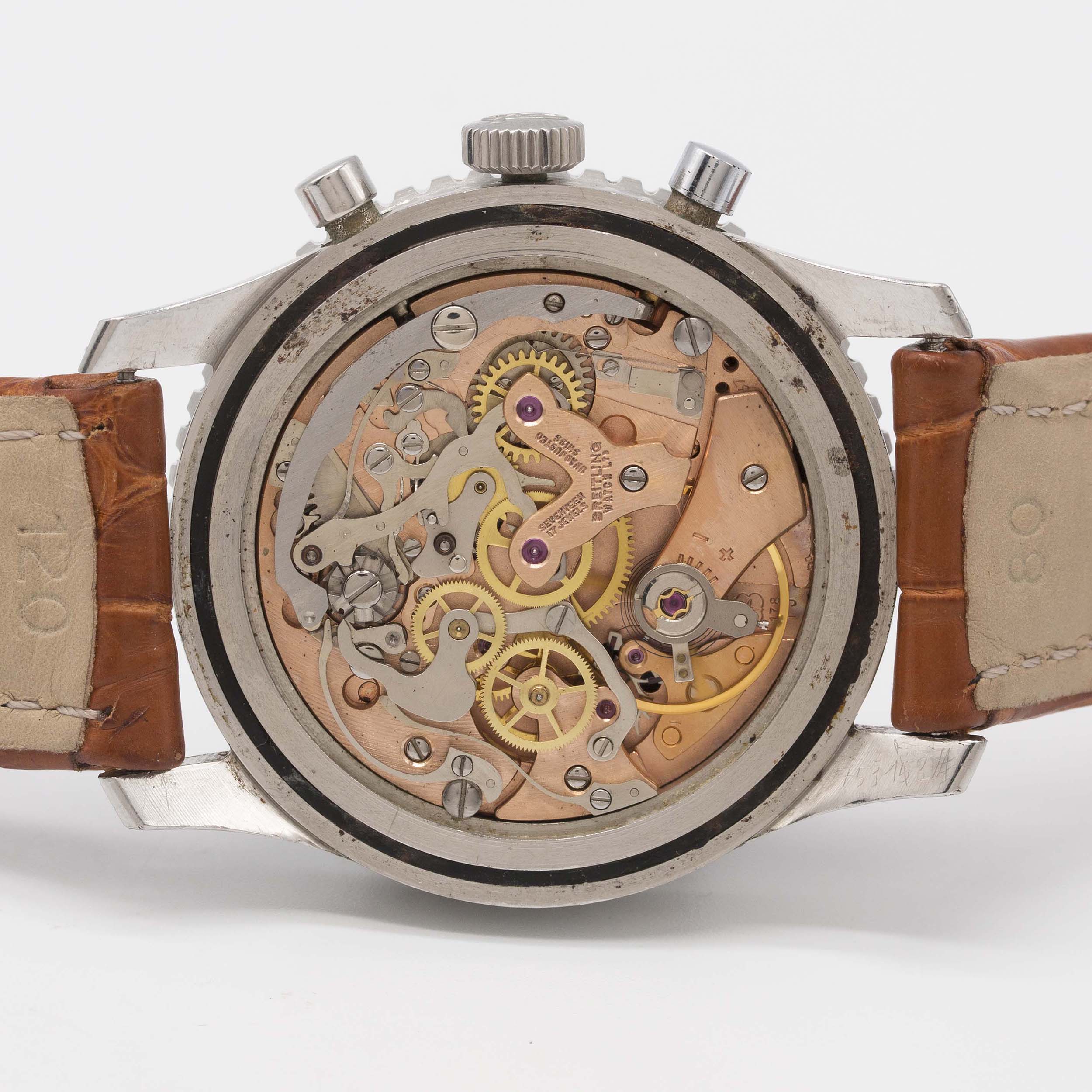 A GENTLEMAN'S STAINLESS STEEL BREITLING NAVITIMER CHRONOGRAPH WRIST WATCH CIRCA 1971, REF. 806 " - Image 8 of 11