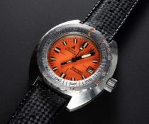 A RARE GENTLEMAN'S STAINLESS STEEL DOXA 