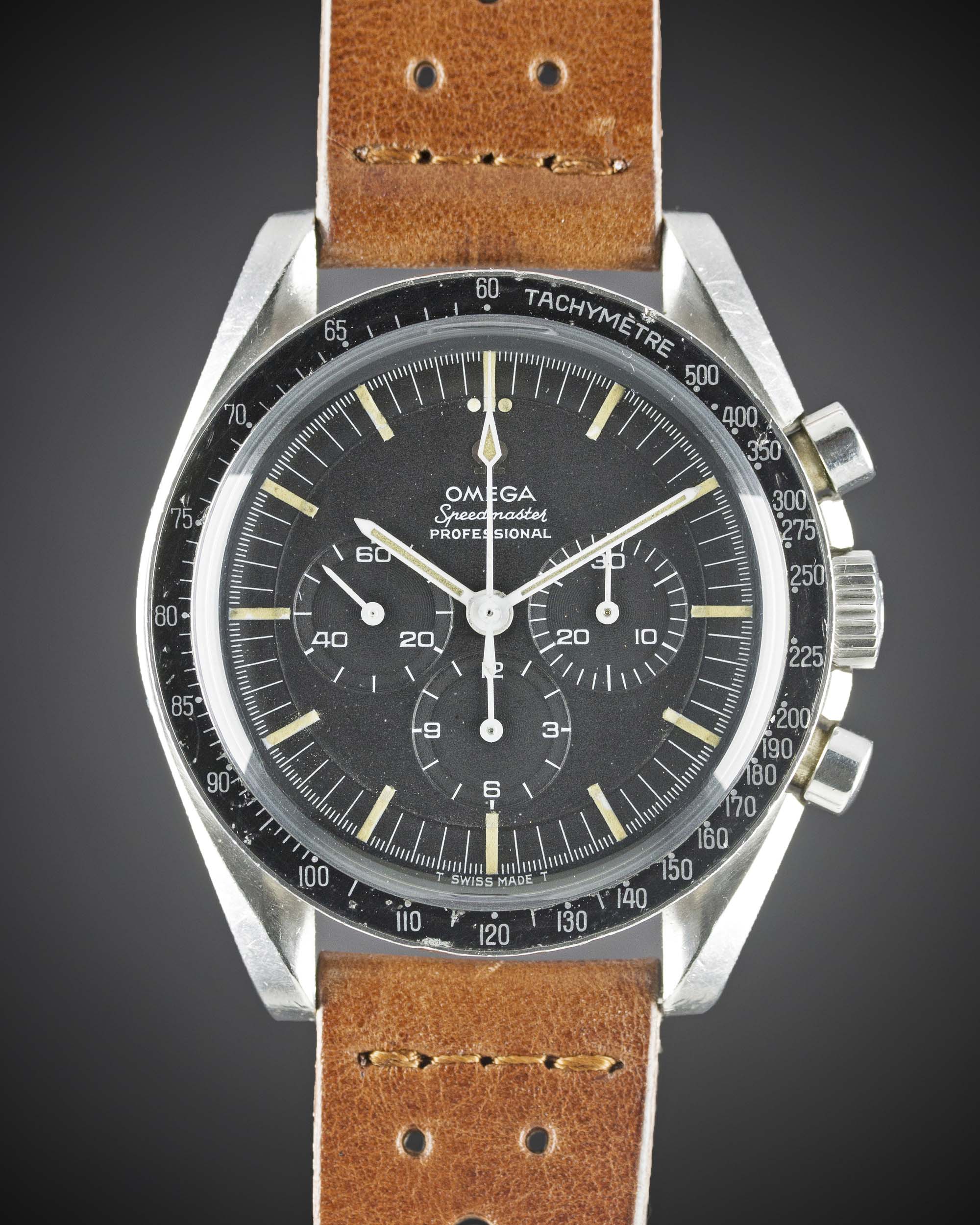 A RARE GENTLEMAN'S STAINLESS STEEL OMEGA SPEEDMASTER PROFESSIONAL "PRE MOON" CHRONOGRAPH WRIST WATCH - Image 3 of 12