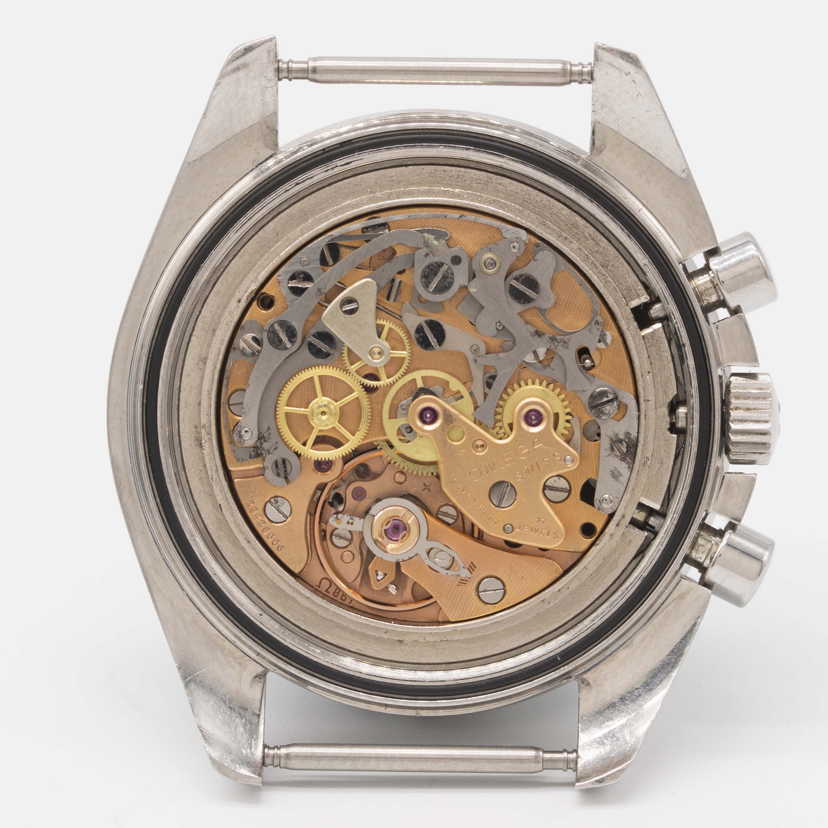 A RARE GENTLEMAN'S STAINLESS STEEL OMEGA SPEEDMASTER PROFESSIONAL CHRONOGRAPH WRIST WATCH DATED - Image 10 of 13