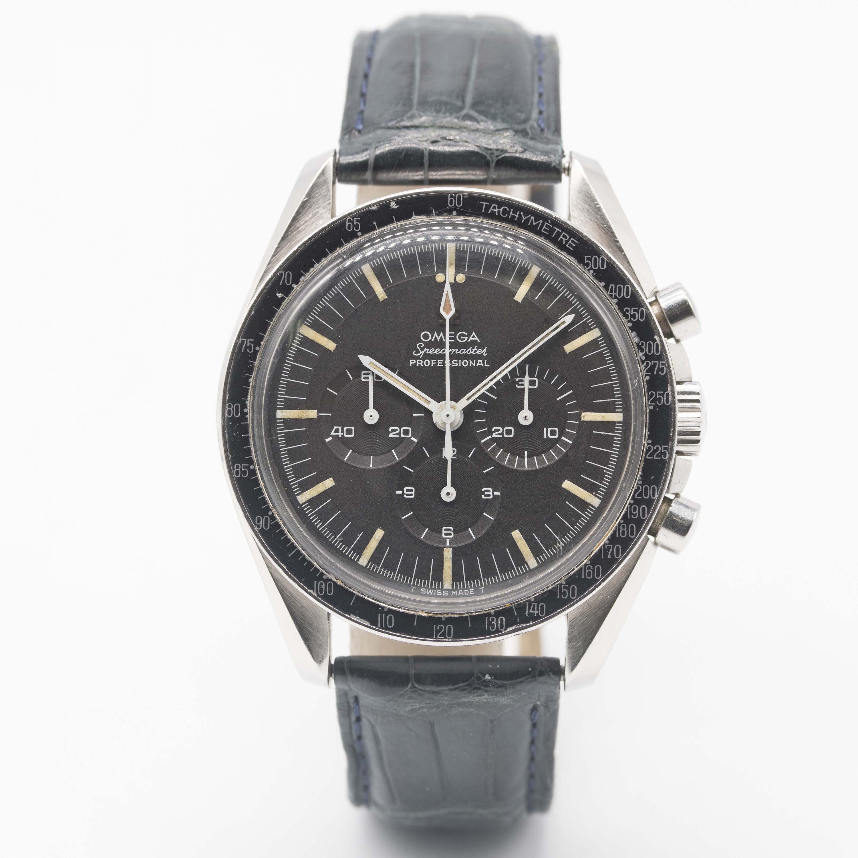 A RARE GENTLEMAN'S STAINLESS STEEL OMEGA SPEEDMASTER PROFESSIONAL "PRE MOON" CHRONOGRAPH WRIST WATCH - Image 5 of 13