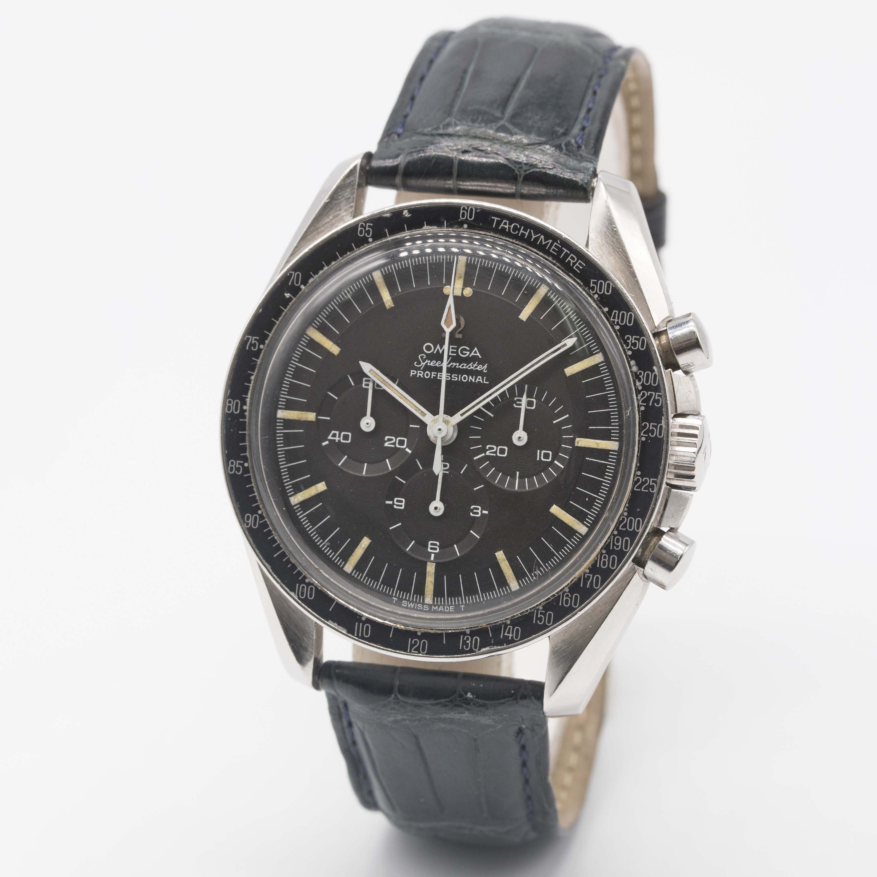 A RARE GENTLEMAN'S STAINLESS STEEL OMEGA SPEEDMASTER PROFESSIONAL "PRE MOON" CHRONOGRAPH WRIST WATCH - Image 7 of 13