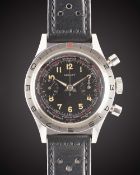 A RARE GENTLEMAN'S STAINLESS STEEL GALLET 