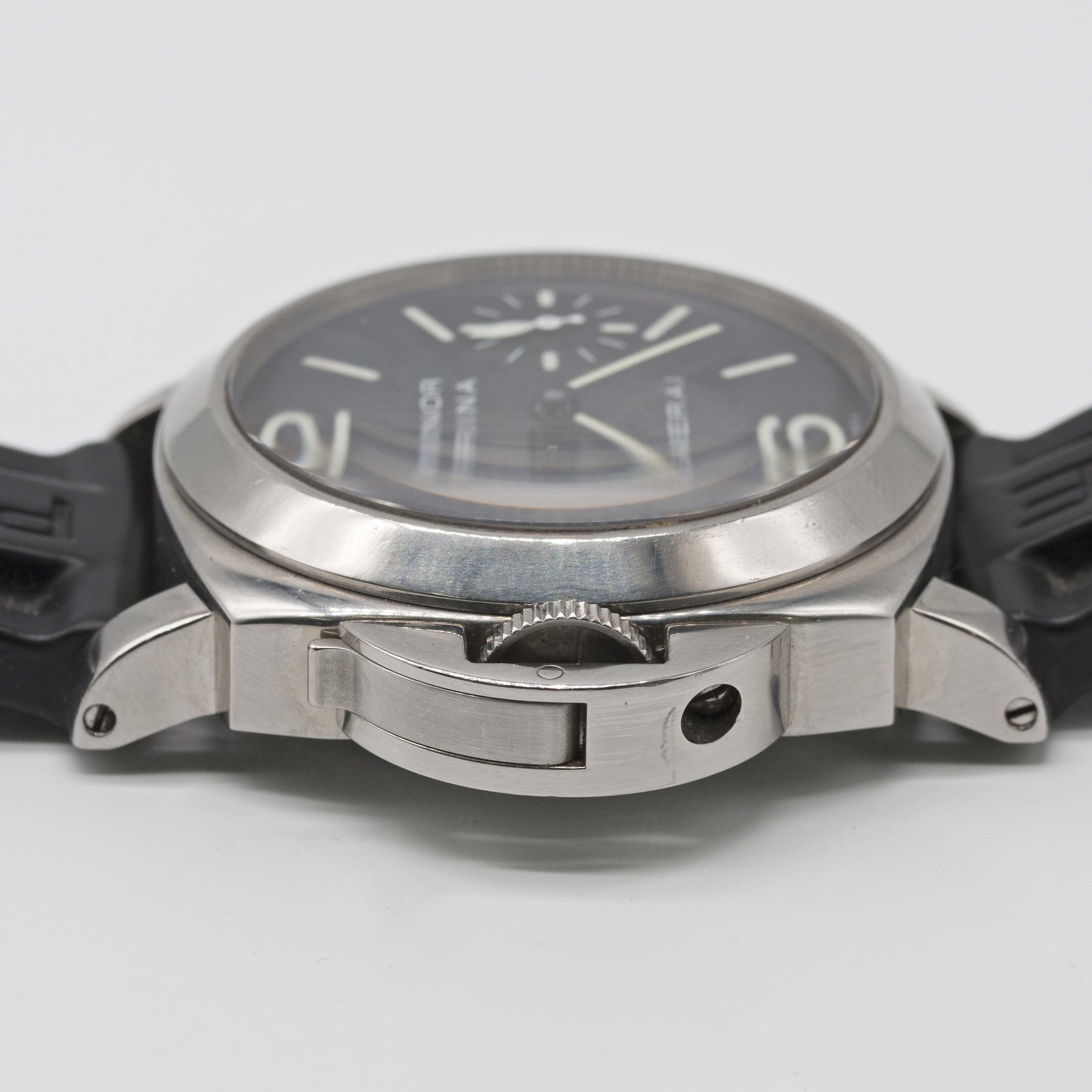 A GENTLEMAN'S STAINLESS STEEL PANERAI LUMINOR MARINA LEFT HANDED WRIST WATCH DATED 2003, REF. - Image 8 of 9