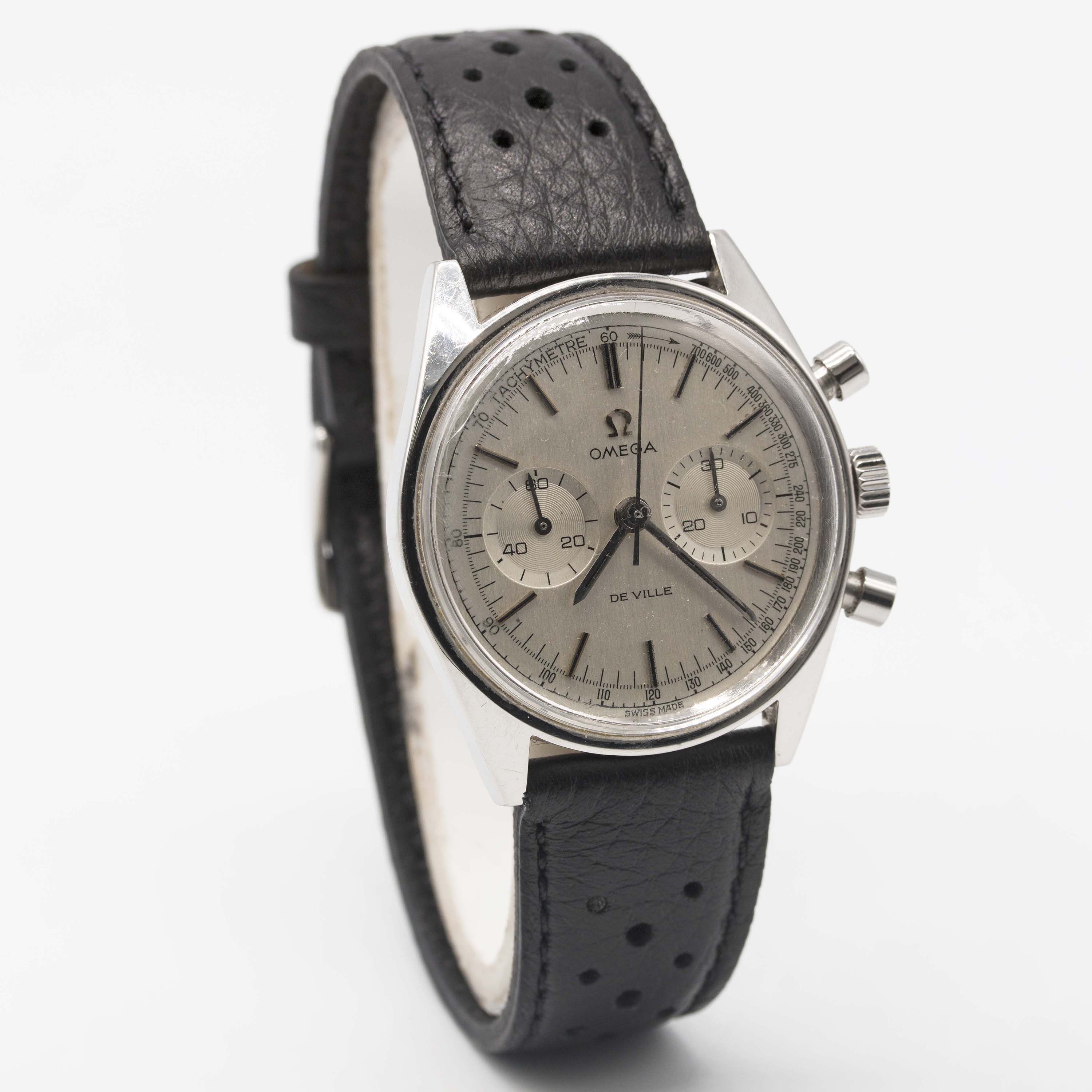 A GENTLEMAN'S STAINLESS STEEL OMEGA DE VILLE CHRONOGRAPH WRIST WATCH CIRCA 1969, REF. 145.017 WITH - Image 5 of 10