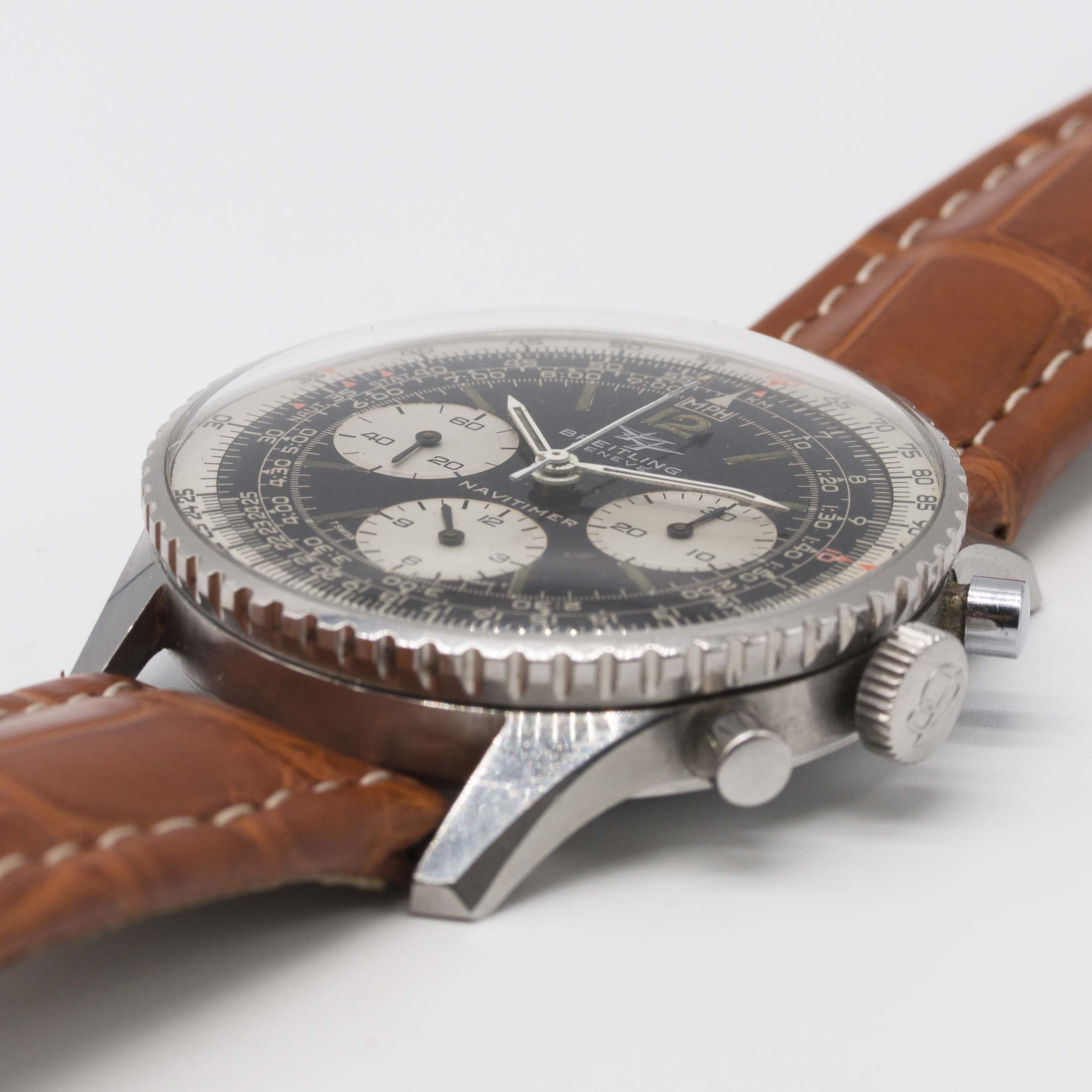 A GENTLEMAN'S STAINLESS STEEL BREITLING NAVITIMER CHRONOGRAPH WRIST WATCH CIRCA 1971, REF. 806 " - Image 3 of 11