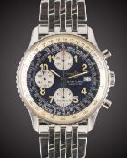 A GENTLEMAN'S STAINLESS STEEL BREITLING 