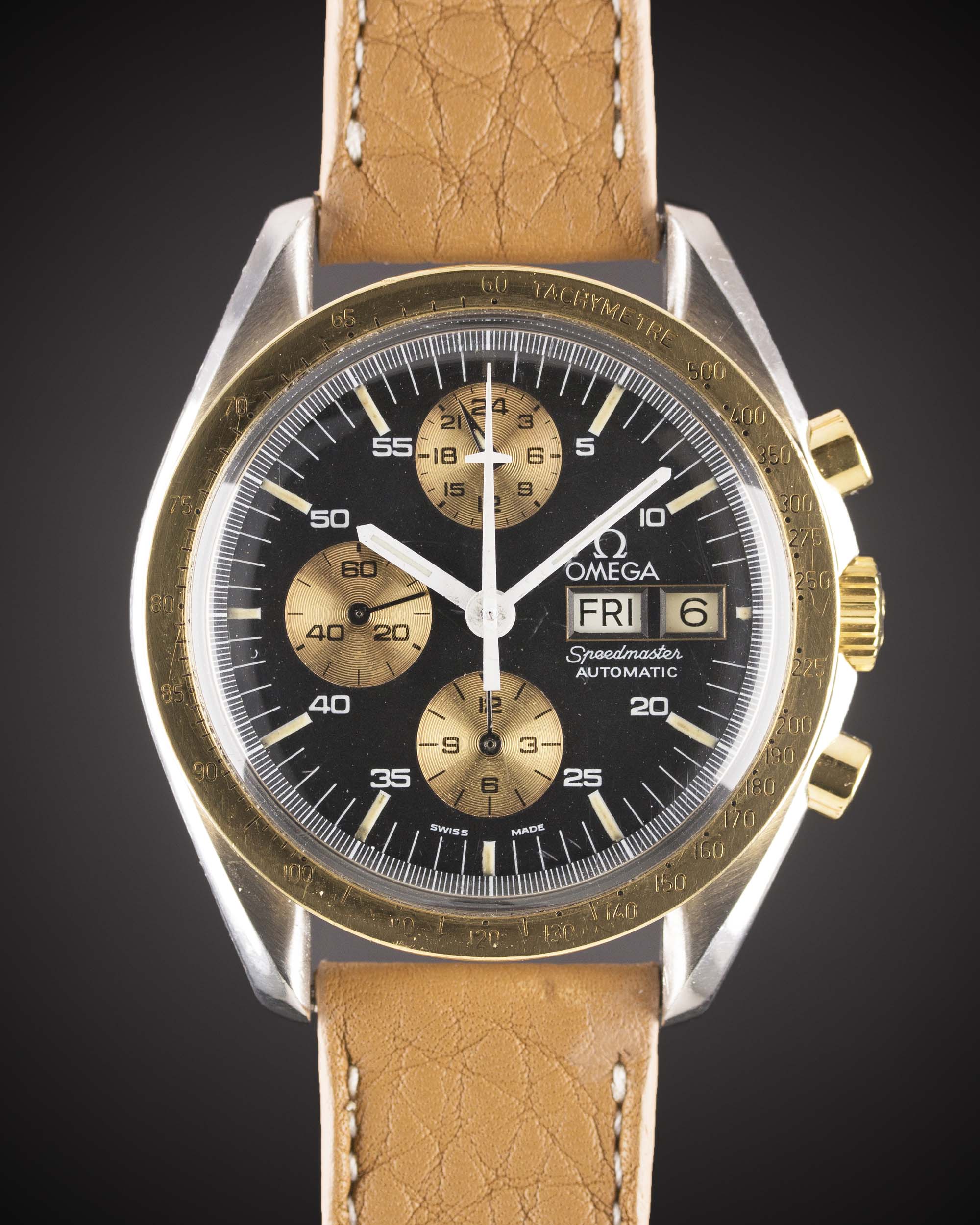 A VERY RARE GENTLEMAN'S STEEL & GOLD OMEGA SPEEDMASTER PROFESSIONAL "HOLY GRAIL" AUTOMATIC - Image 5 of 5