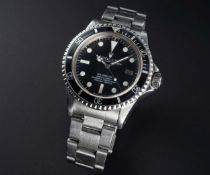 A RARE GENTLEMAN'S STAINLESS STEEL ROLEX OYSTER PERPETUAL SEA DWELLER BRACELET WATCH CIRCA 1977,