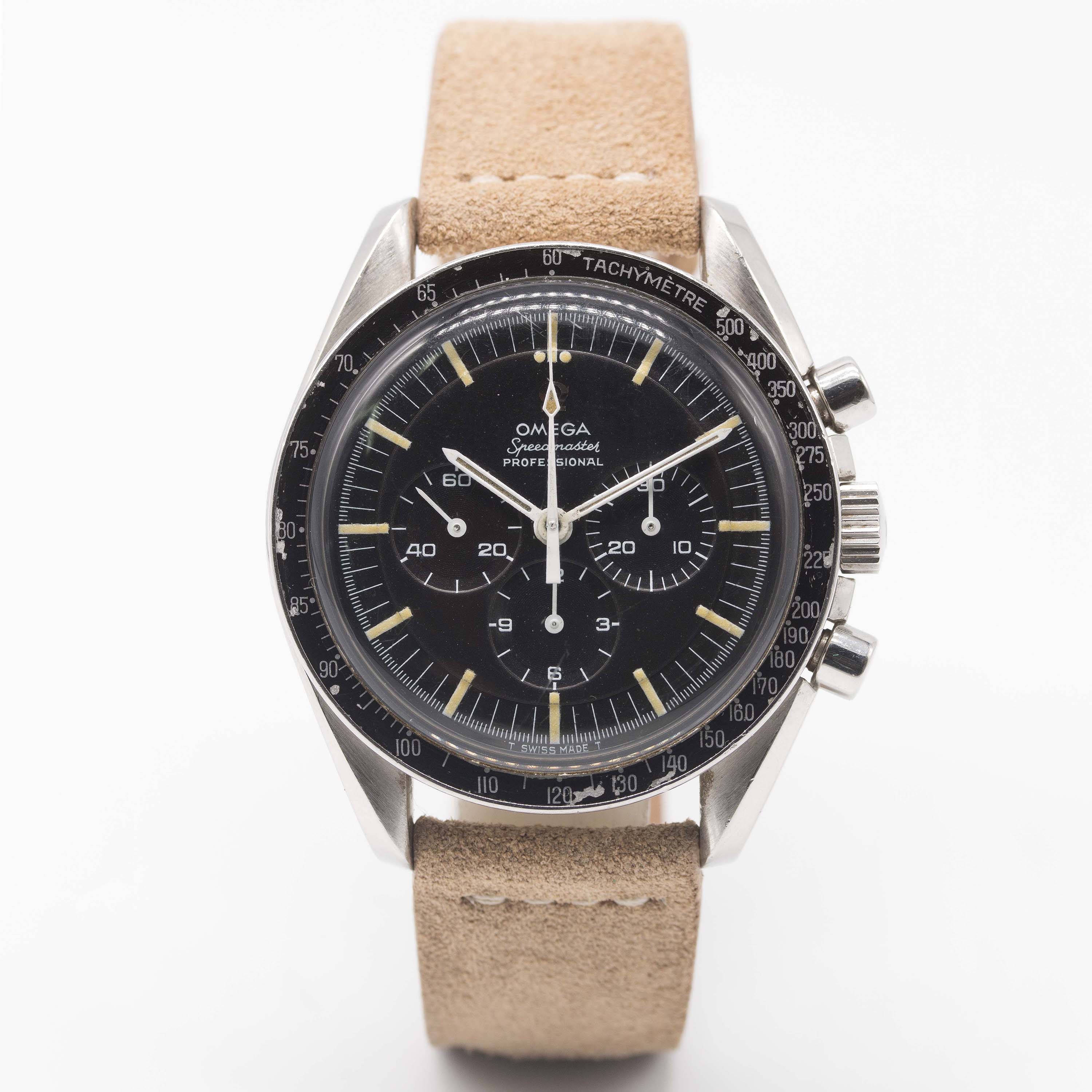 A RARE GENTLEMAN'S STAINLESS STEEL OMEGA SPEEDMASTER PROFESSIONAL CHRONOGRAPH WRIST WATCH CIRCA - Image 3 of 11