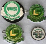 1970-on London Country Bus Services INSPECTOR'S CAP BADGE, 1980s London Country South-West