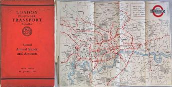 London Passenger Transport Board 'SECOND ANNUAL REPORT AND ACCOUNTS for the year ended 30 June 1935.