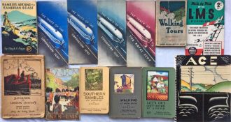 Quantity (13) of 1930s RAILWAY GUIDES & ROUTE BOOKS including GWR 'Rambles around the Cambrian