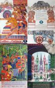 Selection of 1970s London Transport double-royal POSTERS comprising 1973 'Children's London' (both