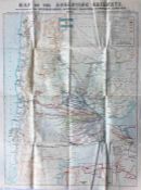 1925 POSTER MAP of the Argentine Railways present by the Buenos Aires & Pacific Railway Company of