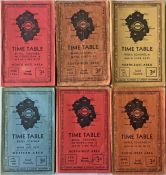 Selection of 1936-7 London Transport AREA TIMETABLE BOOKLETS comprising North-West Area for August