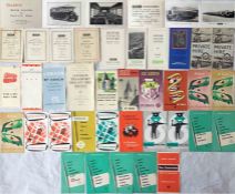 Quantity of 1920s-1950s London General, Tilling's, London Transport Private Hire & Tours LEAFLETS.