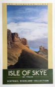 1996 double-royal railway POSTER 'Isle of Skye'' by Brendan Neiland RA (b1941) from the Scotrail '