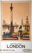 1955 British Railways (London Midland Region) double-royal POSTER 'London' by Claude Buckle (1905-