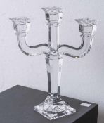 Rosenthal Versace-Treasury, Kristallkerzenleuchter, dreiarmig. H: 30cm.