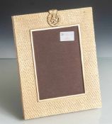 Seltener Cartier Fotobilderrahmen, 1970er Jahre, Metall, vergoldet, hohe Rechteckform,