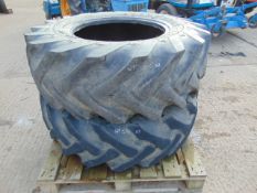 2 x Goodyear Sure Grip 15.5/80-24 Tyres