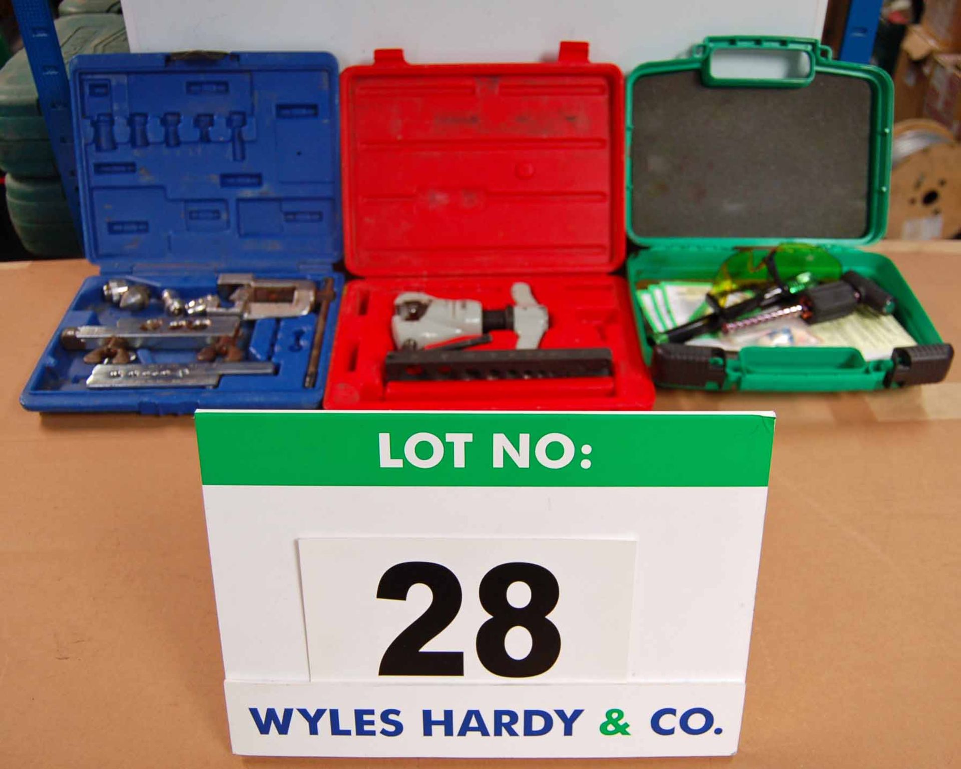 Two Pipe Flaring Tools and An EZ JET Leak Detection Kit (As Photographed)