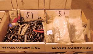 Two Boxes of Straight Shank HSS Drill Bits (As Photographed)